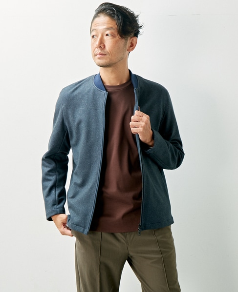 ダウンファブリックショートブルゾン 詳細画像 グレー 24