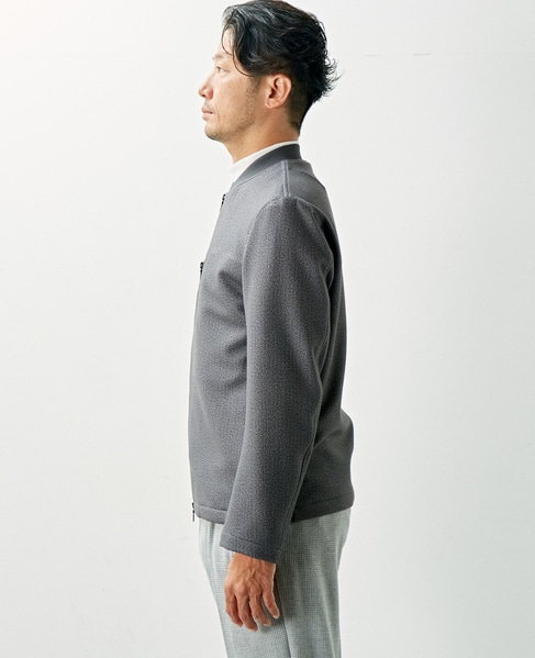 ダウンファブリックショートブルゾン 詳細画像 グレー 3