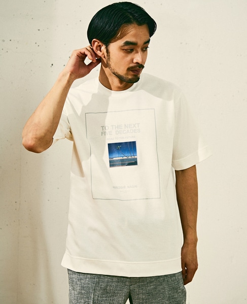【メルローズ50周年限定】HIROSHI NAGAI × MEN'S MELROSE ROAD TO THE FUTURE Tシャツ 詳細画像 ホワイト 1
