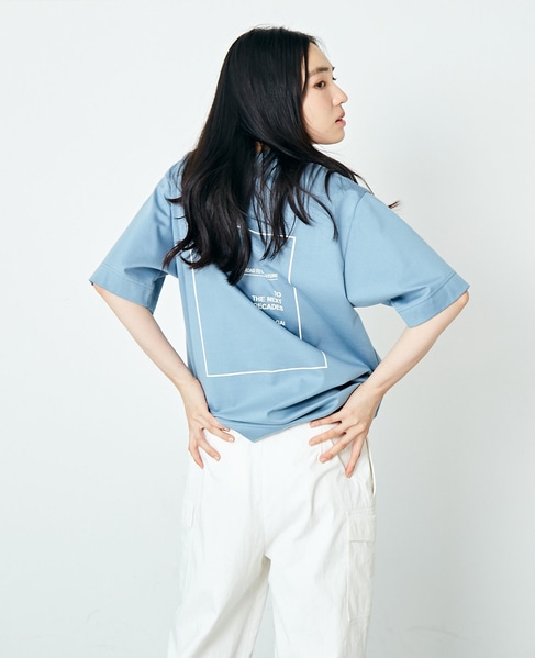 【メルローズ50周年限定】HIROSHI NAGAI × MEN'S MELROSE ROAD TO THE FUTURE Tシャツ 詳細画像 ブルーグレー 14