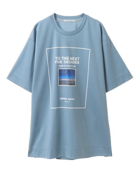 【メルローズ50周年限定】HIROSHI NAGAI × MEN'S MELROSE ROAD TO THE FUTURE Tシャツ 詳細画像 ブルーグレー 24