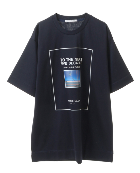【メルローズ50周年限定】HIROSHI NAGAI × MEN'S MELROSE ROAD TO THE FUTURE Tシャツ 詳細画像 ネイビー 2
