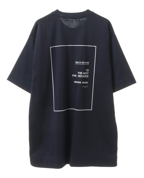 【メルローズ50周年限定】HIROSHI NAGAI × MEN'S MELROSE ROAD TO THE FUTURE Tシャツ 詳細画像 ネイビー 3