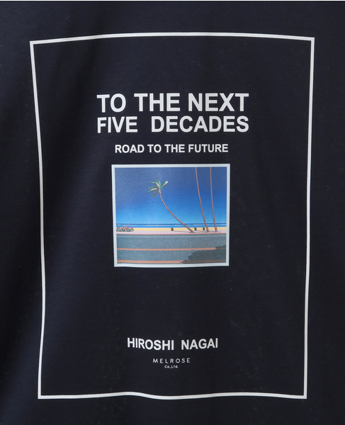 【メルローズ50周年限定】HIROSHI NAGAI × MEN'S MELROSE ROAD TO THE FUTURE Tシャツ 詳細画像 ネイビー 7