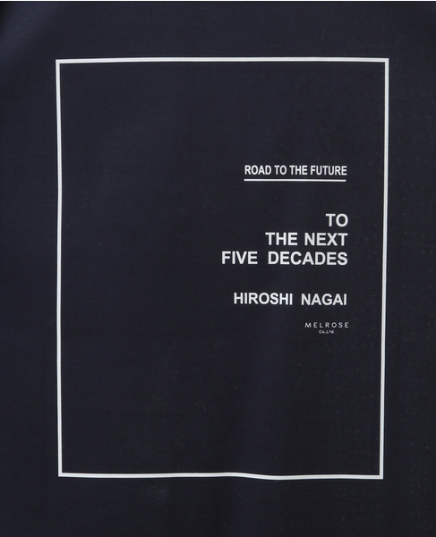 【メルローズ50周年限定】HIROSHI NAGAI × MEN'S MELROSE ROAD TO THE FUTURE Tシャツ 詳細画像 ネイビー 8