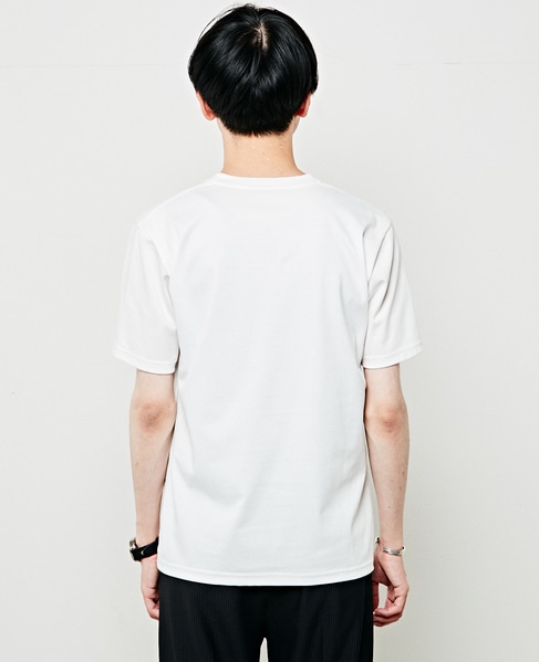 【WEB限定】ハイゲージスムースVネックTシャツ 詳細画像 ホワイト 4