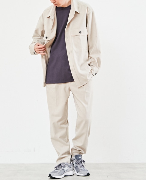 【MASTER FRAME】イージーケアCPOシャツジャケット 詳細画像 ブルーグレー 13