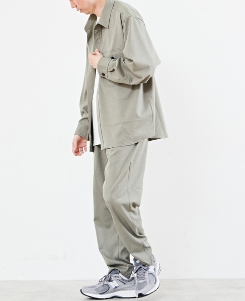 【MASTER FRAME】イージーケアCPOシャツジャケット 詳細画像 ブルーグレー 19