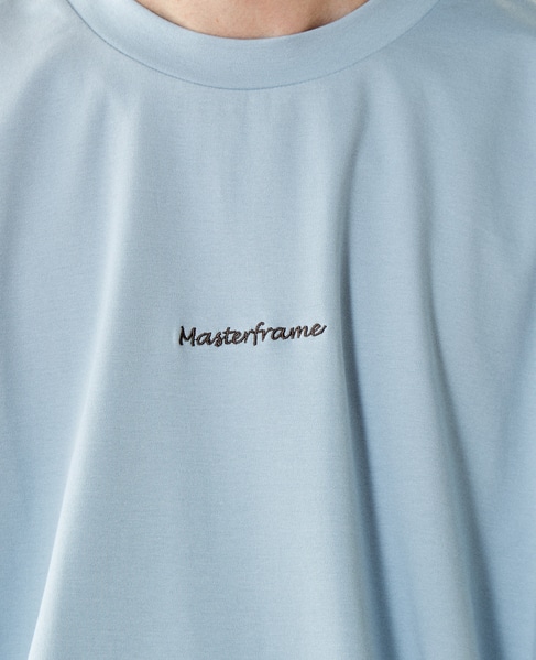 【MASTER FRAME】MF刺繍スムースクルーネックTシャツ 詳細画像 ブラック 23