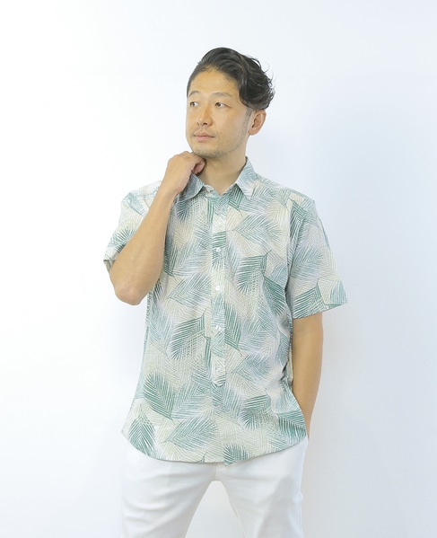HIBIYAKADAN コラボ半袖レギュラーカラーシャツ 詳細画像 ホワイト 19
