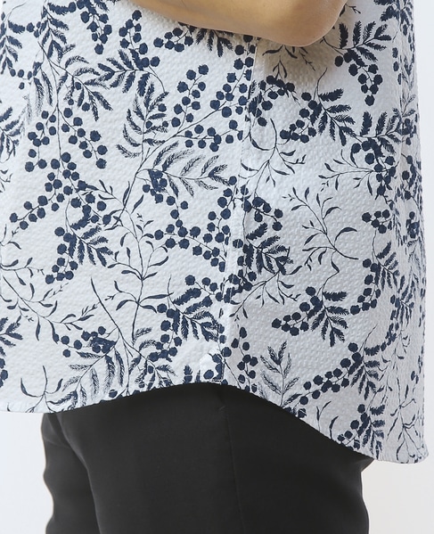 HIBIYAKADAN コラボ半袖レギュラーカラーシャツ 詳細画像 ホワイト 8