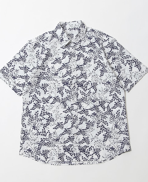 HIBIYAKADAN コラボ半袖レギュラーカラーシャツ 詳細画像 ホワイト 9