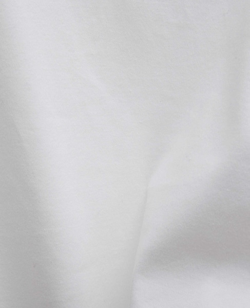 マーセライズドスムースクルーネックロングスリーブTシャツ 詳細画像 ホワイト 9
