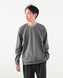 アクティブホームスパン スウェットライクロングスリーブTシャツ