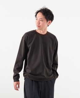 アクティブホームスパン スウェットライクロングスリーブTシャツ