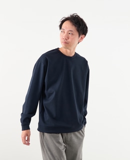 アクティブホームスパン スウェットライクロングスリーブTシャツ