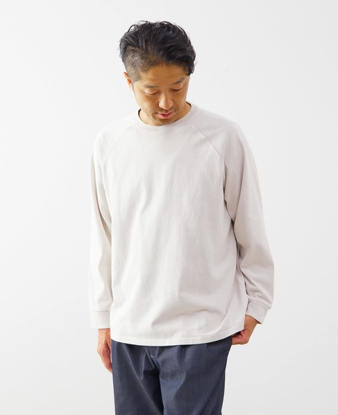 【ONEITA/オニータ】Super heavy weight Chemi wash L/S tee 詳細画像 グレー 1