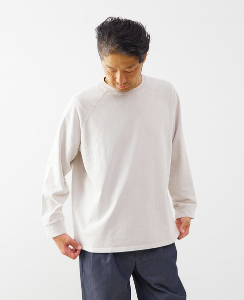 【ONEITA/オニータ】Super heavy weight Chemi wash L/S tee 詳細画像 グレー 11