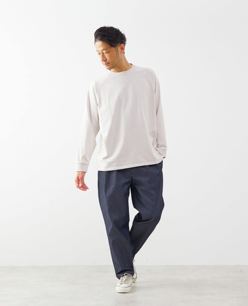 【ONEITA/オニータ】Super heavy weight Chemi wash L/S tee 詳細画像 グレー 13