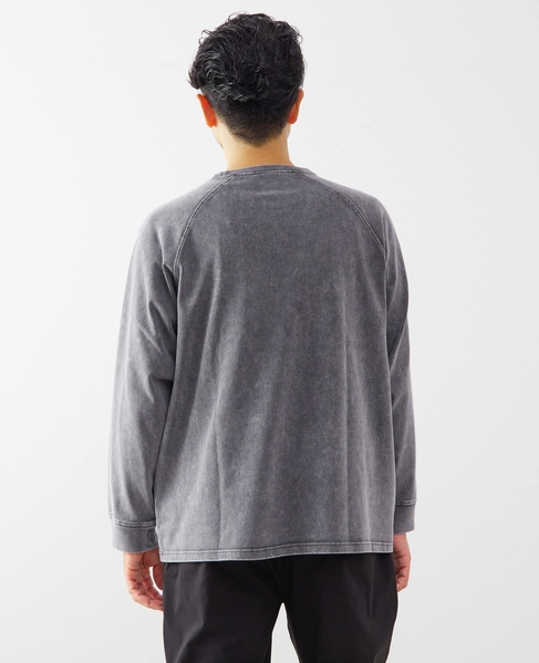 【ONEITA/オニータ】Super heavy weight Chemi wash L/S tee 詳細画像 グレー 4