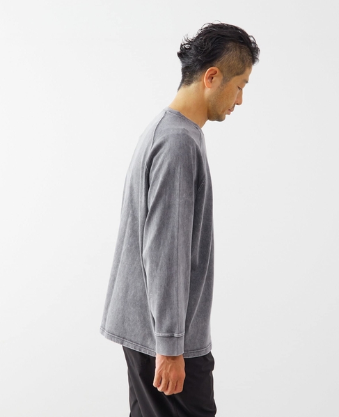 【ONEITA/オニータ】Super heavy weight Chemi wash L/S tee 詳細画像 グレー 5