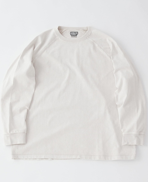 【ONEITA/オニータ】Super heavy weight Chemi wash L/S tee 詳細画像 グレー 7