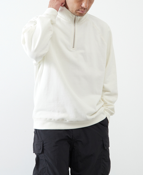 【ONEITA/オニータ】Halfzip sweatshirt 詳細画像 ホワイト 13