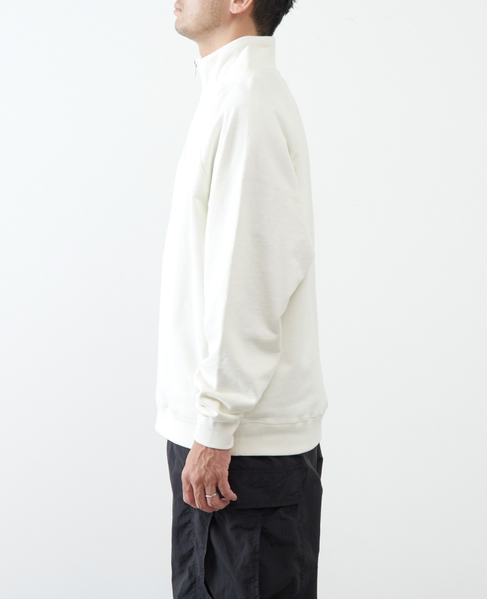 【ONEITA/オニータ】Halfzip sweatshirt 詳細画像 ホワイト 3