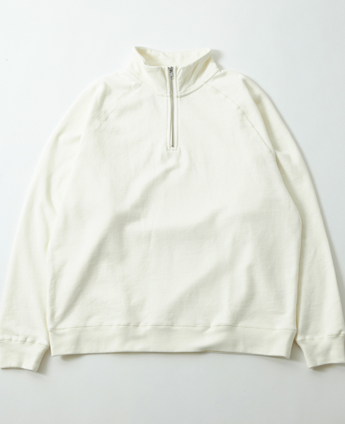 【ONEITA/オニータ】Halfzip sweatshirt 詳細画像 ホワイト 8