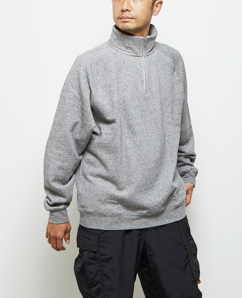 【ONEITA/オニータ】Halfzip sweatshirt 詳細画像 グレー 1