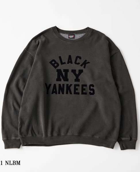 《別注》【SCREEN STARS/スクリーンスターズ】flocky print Faded blk C/N sweatshirt 詳細画像 ブラック 10