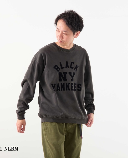 《別注》【SCREEN STARS/スクリーンスターズ】flocky print Faded blk C/N sweatshirt 詳細画像 ブラック 13