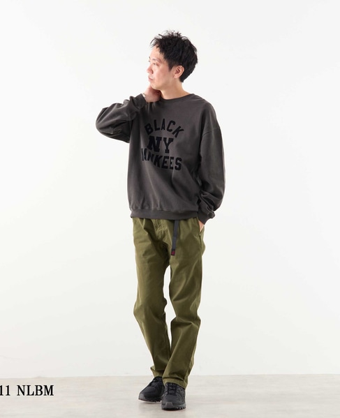 《別注》【SCREEN STARS/スクリーンスターズ】flocky print Faded blk C/N sweatshirt 詳細画像 ブラック 16