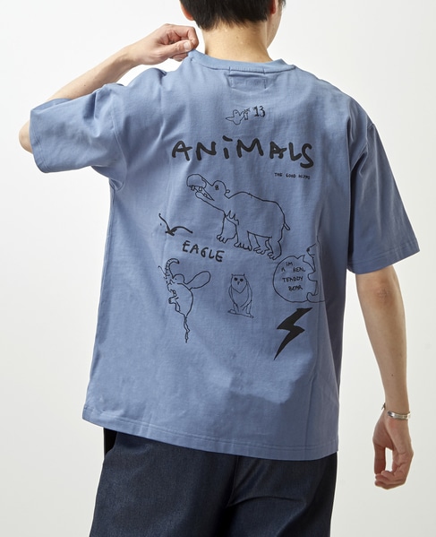 《別注》【MASTER FRAME/マスターフレーム】MARK GONZALES ARTWORK COLLECTION Tシャツ 詳細画像 ブルーA 17