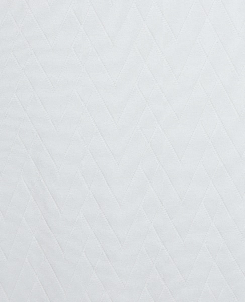 【MASTER FRAME/マスターフレーム】幾何柄ジャガードクルーネックTシャツ 詳細画像 ホワイト 9
