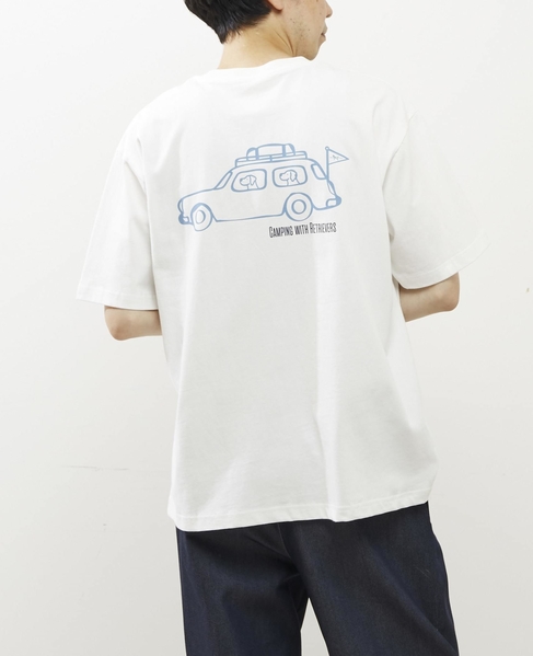 【MASTER FRAME/マスターフレーム】ラブラドールレトリバーTシャツ 詳細画像 ホワイトＢ 7