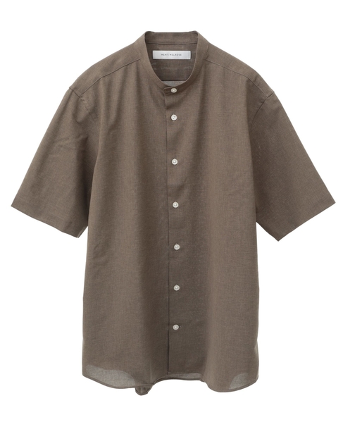 トラベストトロピカルバンドカラー半袖シャツ 詳細画像 ミント 10