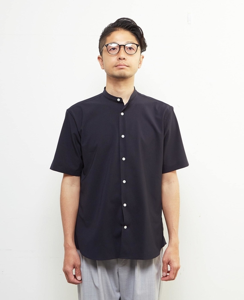 トラベストトロピカルバンドカラー半袖シャツ 詳細画像 ミント 2