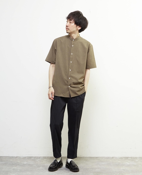 トラベストトロピカルバンドカラー半袖シャツ 詳細画像 ミント 20