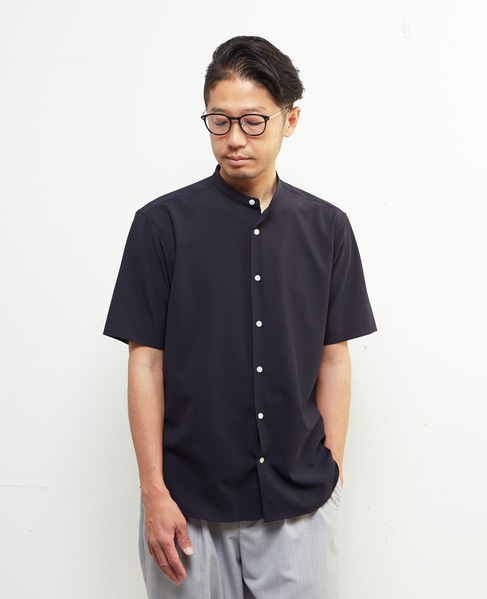 トラベストトロピカルバンドカラー半袖シャツ 詳細画像 ミント 22