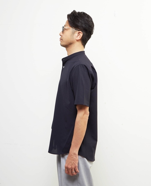 トラベストトロピカルバンドカラー半袖シャツ 詳細画像 ミント 3