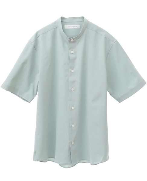 トラベストトロピカルバンドカラー半袖シャツ 詳細画像 ミント 8