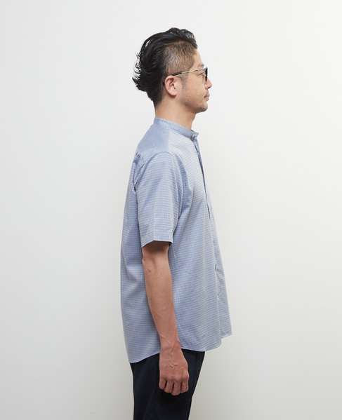 スモールジオパターン半袖ワイドカラーシャツ 詳細画像 ホワイト 4