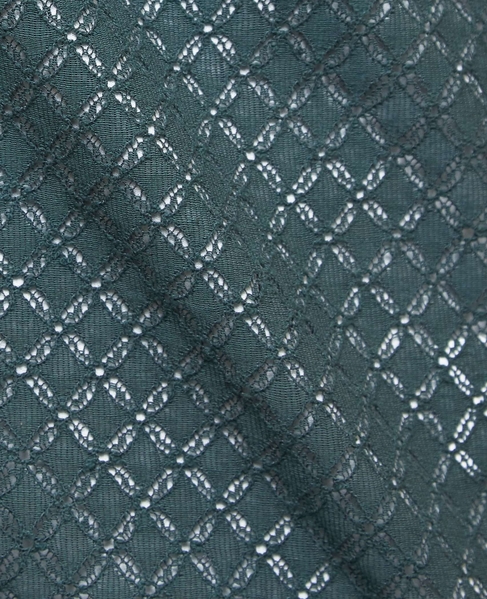 テクスチャーメッシュオープンカラーシャツ 詳細画像 グリーン 10