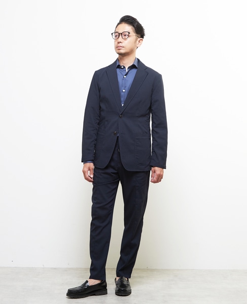 HITOYOSHIダブルネーム ｜ ジオメトリックパターンワイドカラーシャツ 詳細画像 ドット 7