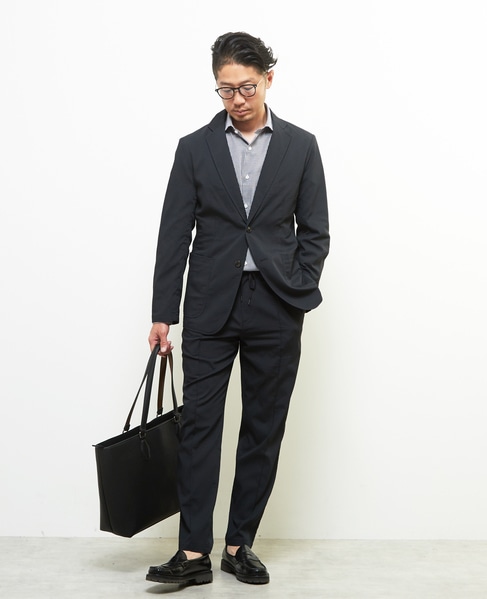 ドットエアーサッカーエアリージャケット(セットアップ可) 詳細画像 ブラック 5