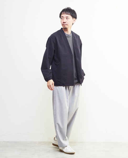 ミニリップクールドッツ ノーカラーライトブルゾン 詳細画像 カーキ 25