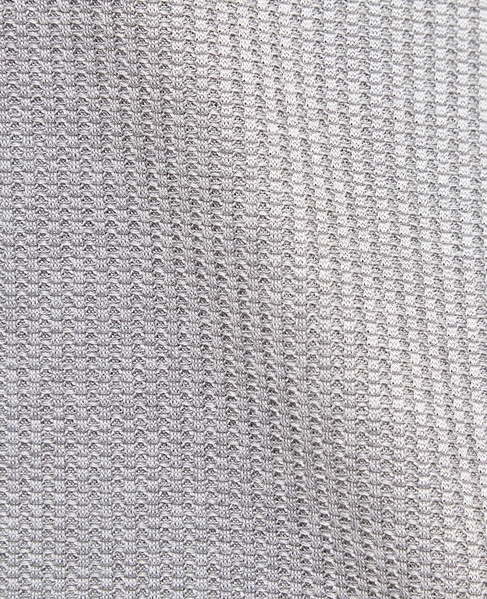 リンクスストライプ 半袖ホリゾンタルカラーポロシャツ 詳細画像 グレー 9