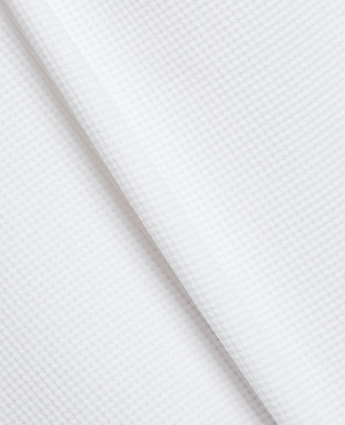 ダイヤモンドメッシュ半袖キーネックTシャツ 詳細画像 ホワイト 10