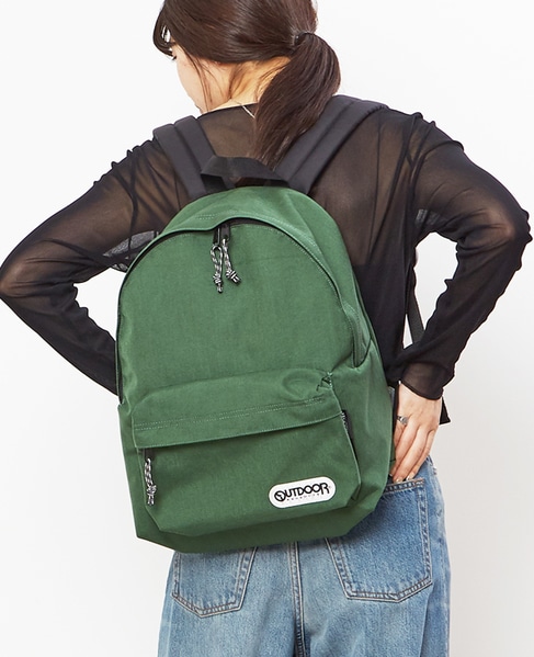 【OUTDOOR PRODUCTS/アウトドアプロダクツ】デイパック | 452U MIDEIUM SOLID 詳細画像 グリーン 1